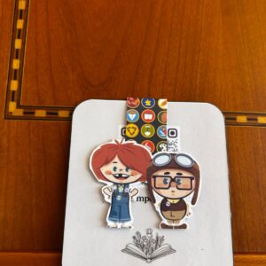 Marcapáginas magnético  Carl y Ellie.