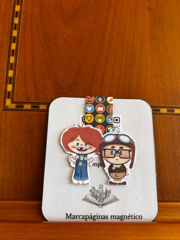 Marcapáginas magnético  Carl y Ellie.