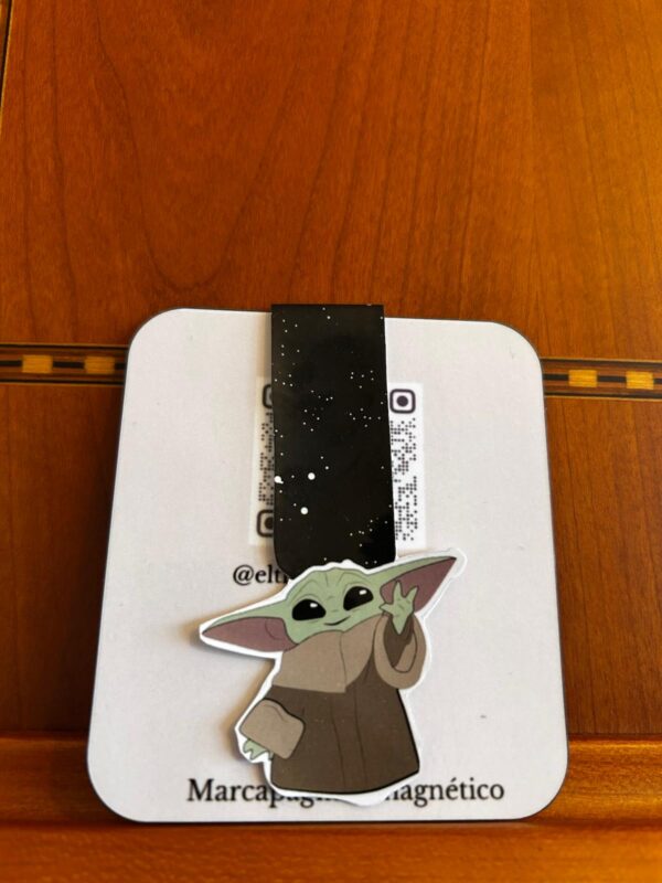 Marcapáginas magnético Yoda.